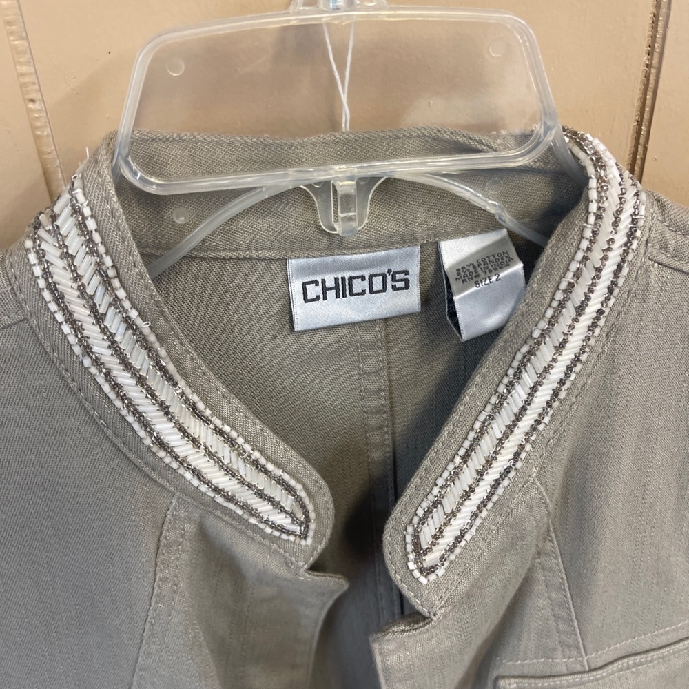 Chico’s Embellished Jacket